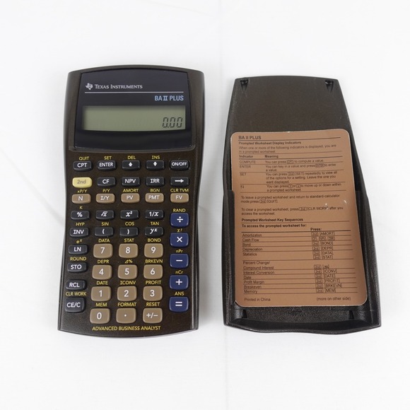 Texas Instruments Other - Texas Instruments BA II Plus Financial Business Analyst Calculator Tested